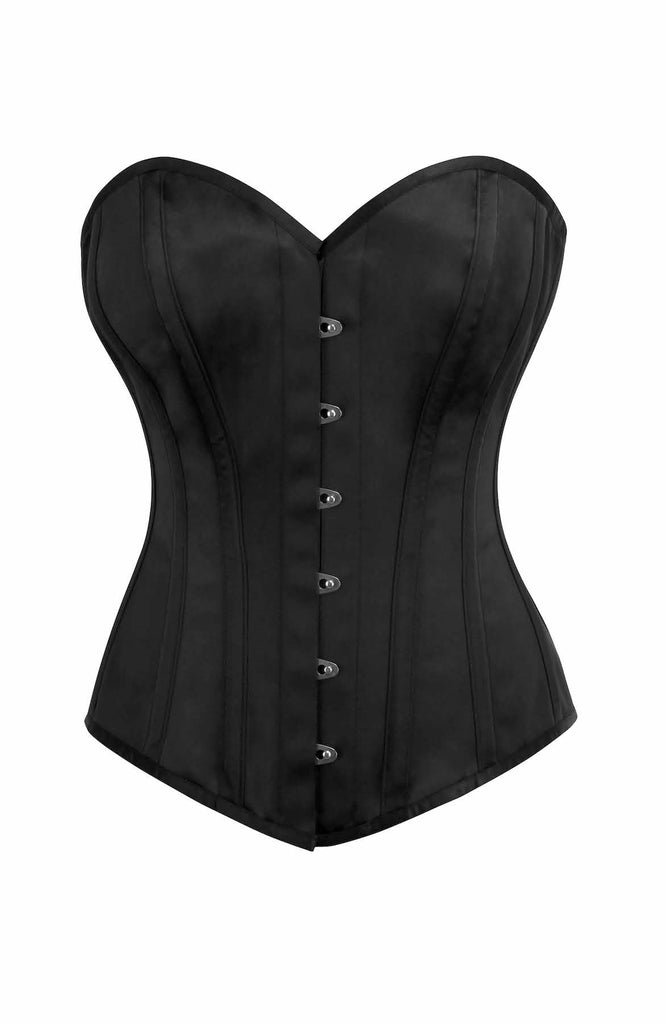 Black satin corset – DearValerie