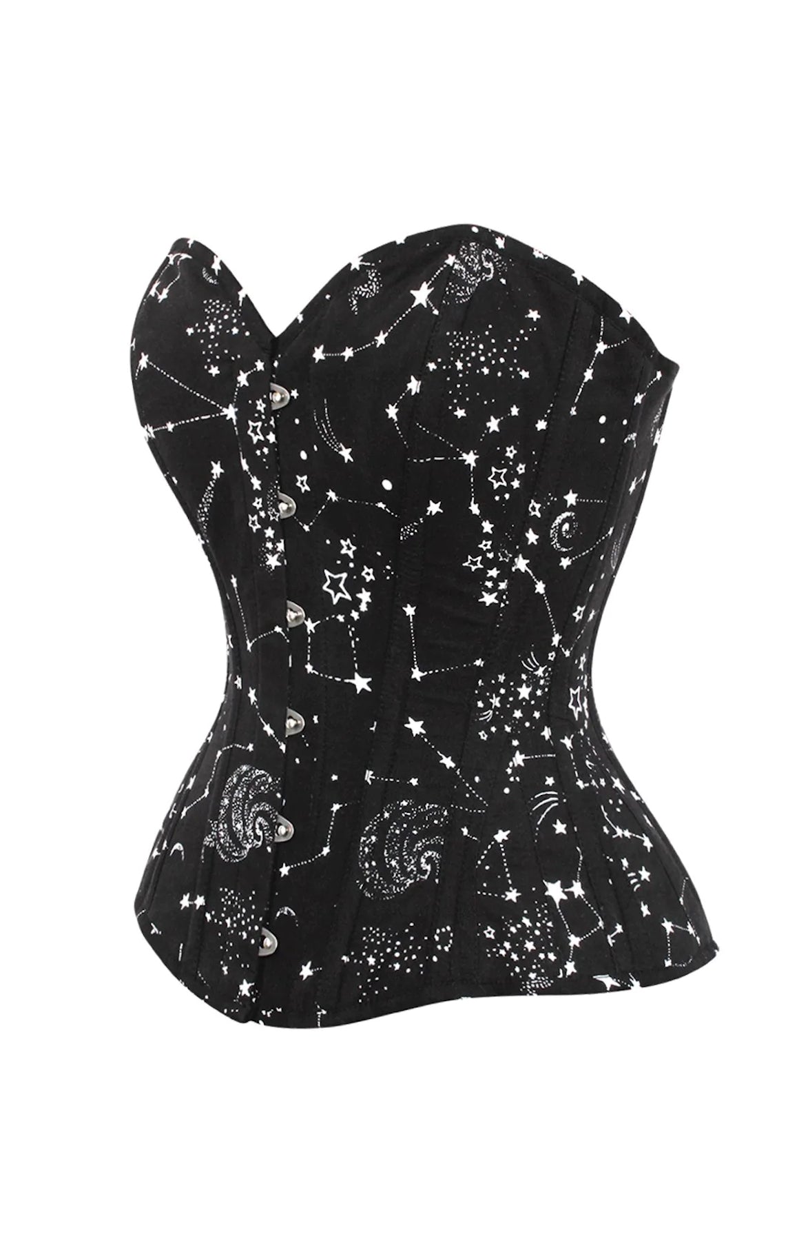 GALAXY OVERBUST CORSET WITH CORD LACING SIDE